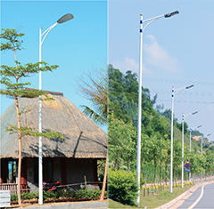 人字臂單臂錐形路燈桿