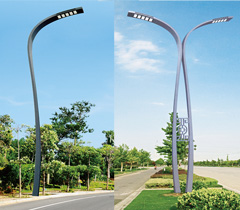 異性現代景觀LED路燈桿