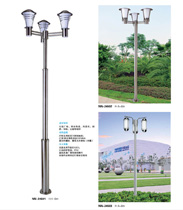 4米-6米三頭不銹鋼景觀庭院燈