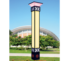 內(nèi)透光方柱廣場(chǎng)景觀燈