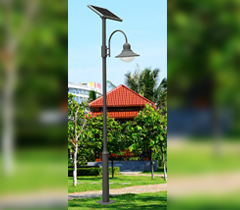 4米單臂太陽能庭院燈